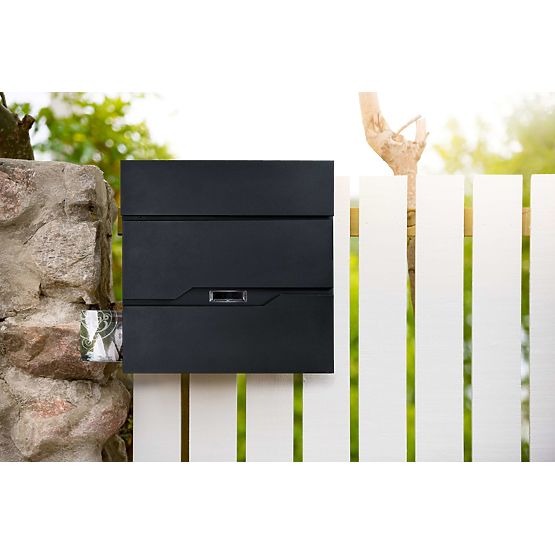 Poštanski sandučić za pisma Vidar crni