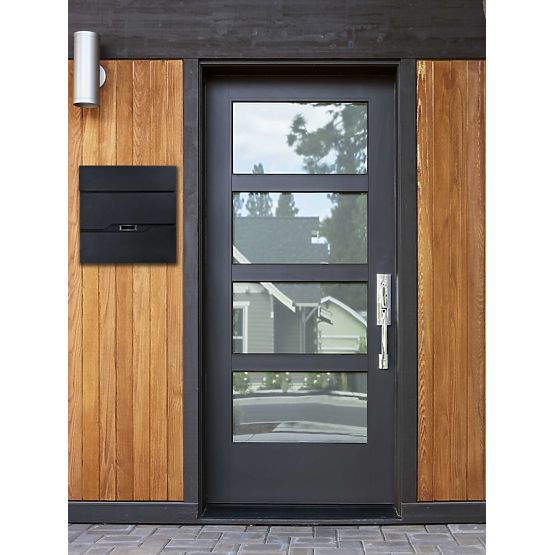 Poštanski sandučić za pisma Vidar crni