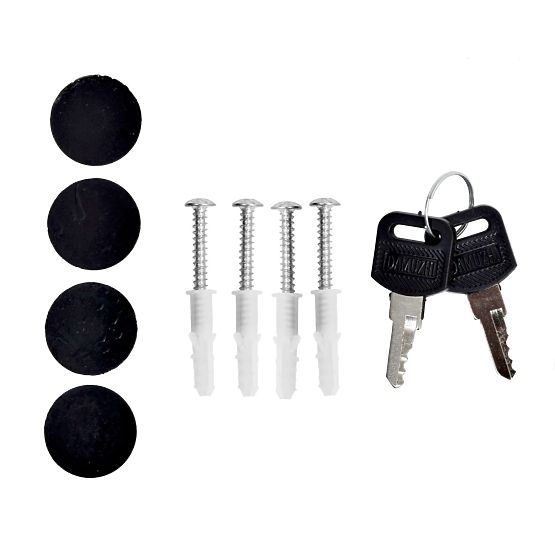 Poštanski sandučić za pisma Vidar crni s natpisima