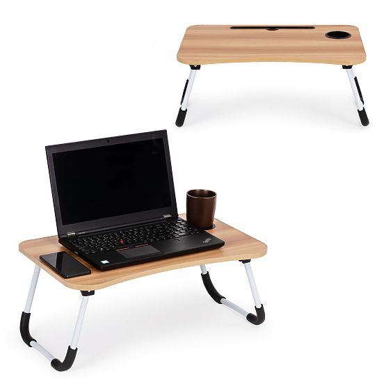 Postolje za laptop stol za krevet 60x40cm - Wood