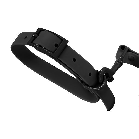 Povodac i ogrlica za psa PJ-067 crna S