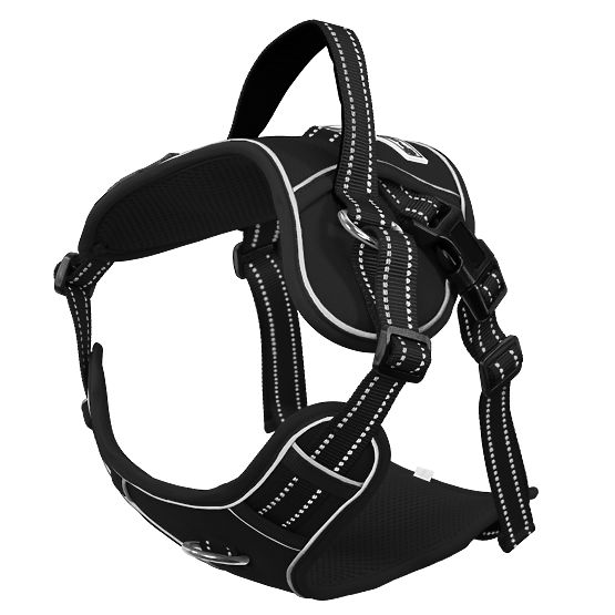 Povodac i uprtač za psa PJ-063 crna XL