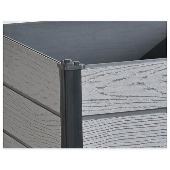 Praktični vrtni cvjetnjak Kvadratni pokrov za cvijeće 73x73x70,5 cm