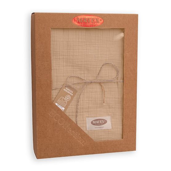 Prekrivač od muslina 210x240 bež