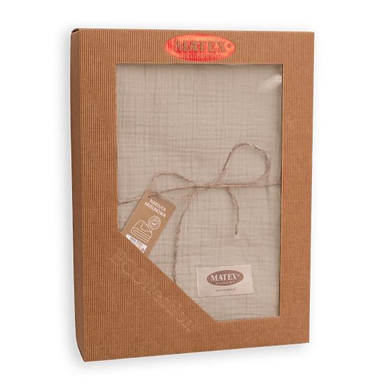 Prekrivač od muslina 210x240 svijetlo bež