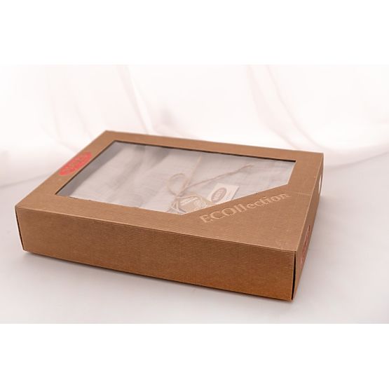 Prekrivač od muslina 210x240 svijetlo bež