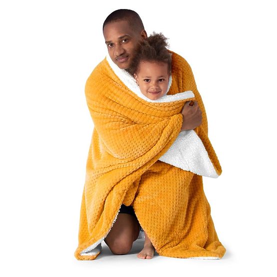 Prekrivač SHLEEPY narančasti s žakard uzorkom klasični stil 170x210