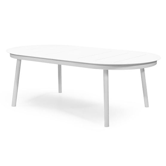 Produžni vrtni stol Marinelli 230-300 cm, aluminijski, bijeli