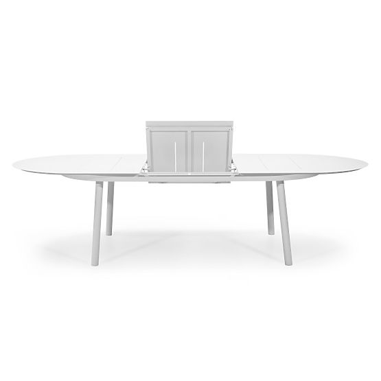 Produžni vrtni stol Marinelli 230-300 cm, aluminijski, bijeli