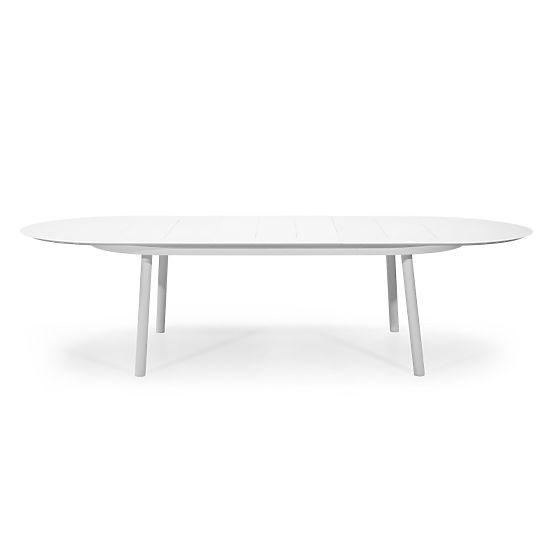 Produžni vrtni stol Marinelli 230-300 cm, aluminijski, bijeli