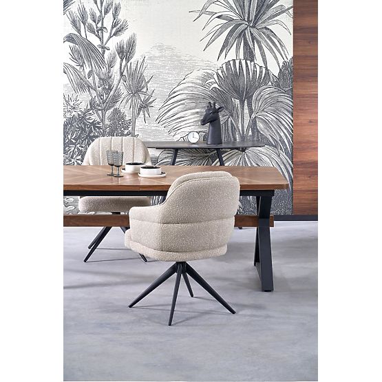 Proširivi stol BARON, orah/crna (2p=1ks)