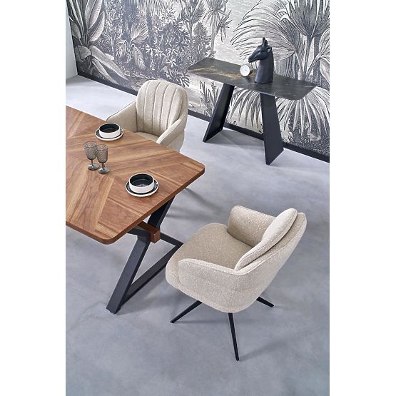 Proširivi stol BARON, orah/crna (2p=1ks)