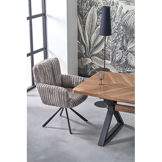 Proširivi stol BARON, orah/crna (2p=1ks)