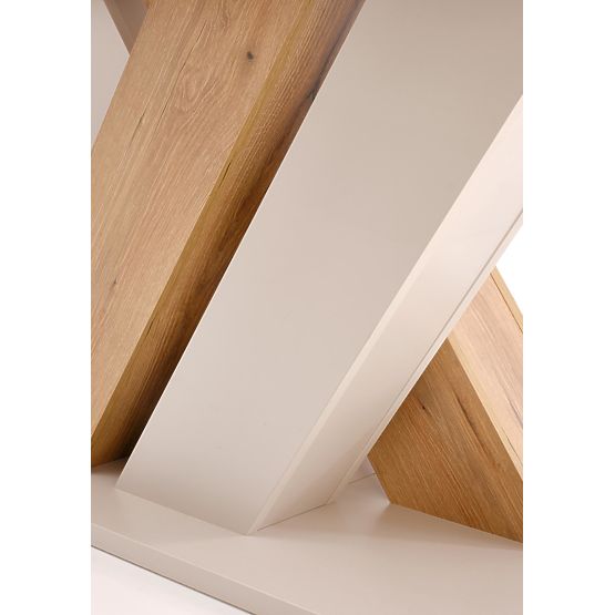 Proširivi stol BRANDON 160-200/90 cm kašmir/dub cremona (2p=1ks)