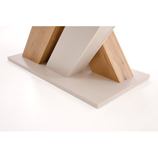 Proširivi stol BRANDON 160-200/90 cm kašmir/dub cremona (2p=1ks)