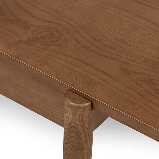 Proširivi stol Iselio 160-200 cm, pravokutni, smeđi