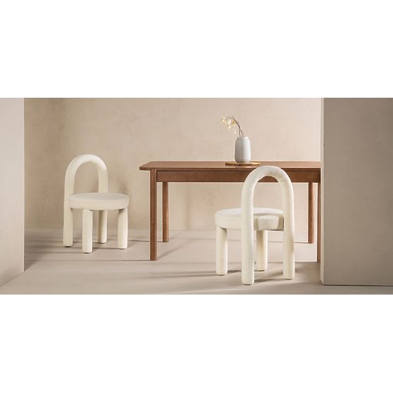 Proširivi stol Iselio 160-200 cm, pravokutni, smeđi