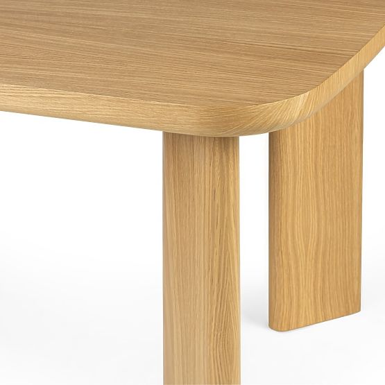 Proširivi stol Marbella 160-200 cm, pravokutni, prirodni