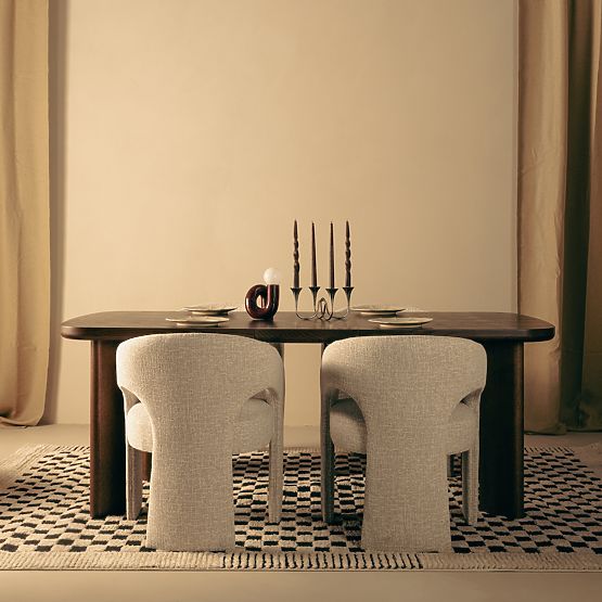 Proširivi stol Marbella 160-200 cm, pravokutni, tamni hrast