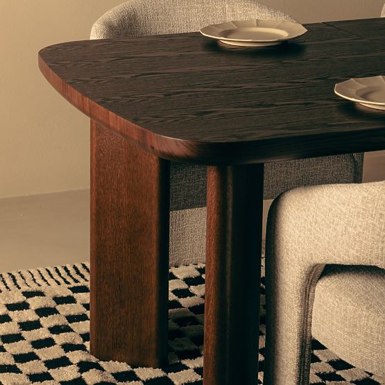 Proširivi stol Marbella 160-200 cm, pravokutni, tamni hrast