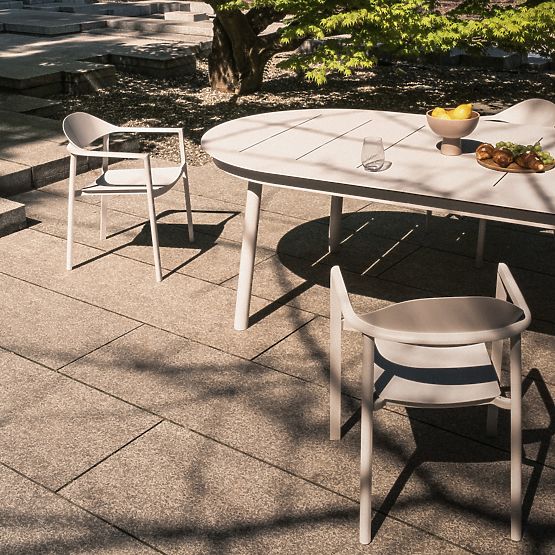 Proširivi vrtni stol Marinelli 230-300 cm, aluminijski, svijetlo bež