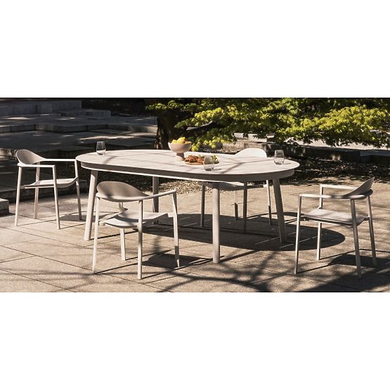 Proširivi vrtni stol Marinelli II 230-300 cm, aluminijski, svijetlo bež