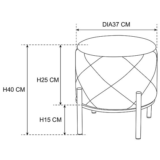 PUF SAVANA BOCA ZELENA