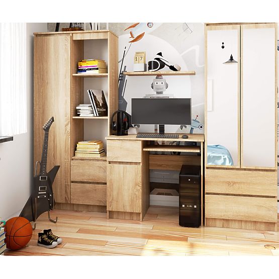 RAČUNALNI STOL 90 cm PIXEL LIJEVI PK SONOMA