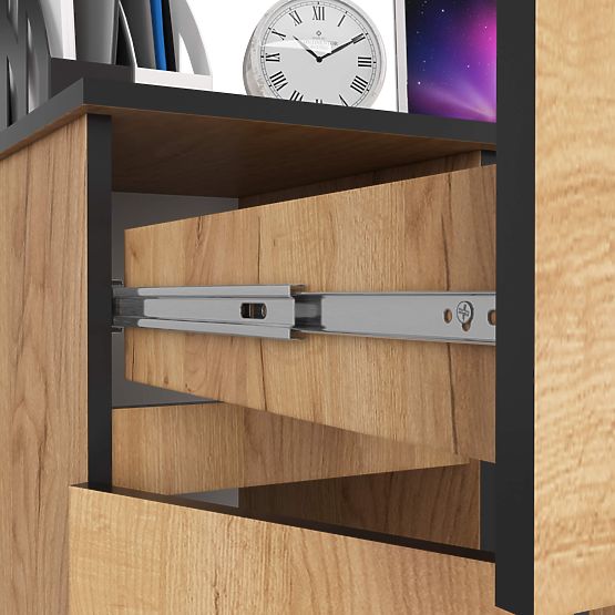 RAČUNALNI STOL PIKSEL PK DUB CRAFT - LIJEVI