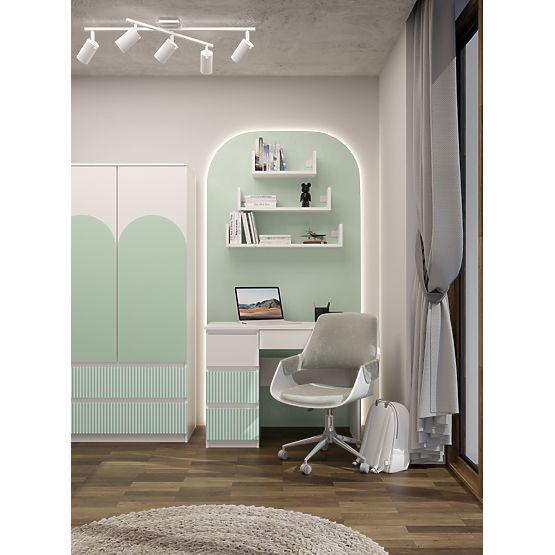 Radni stol Mijas LEWE ARTESO MINT Mint