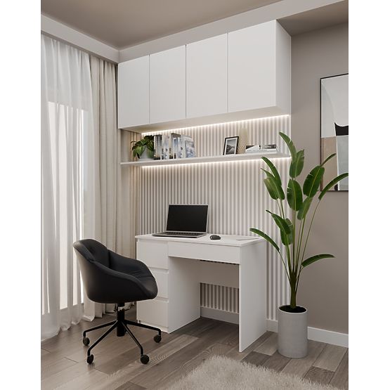 Radni stol Mijas LIJEVI BIJELI