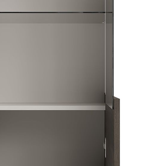 RANDOM 2 V-1 vitrina kašmir / orah / crna