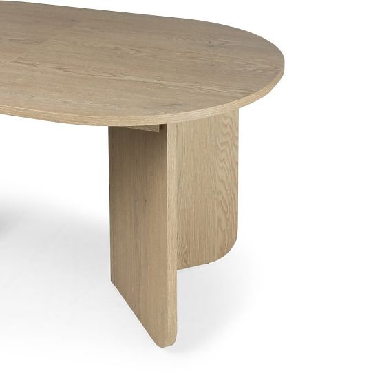 Rasklopivi stol Mou 140-200 cm, Dub Cremona Torro, ovalna ploča