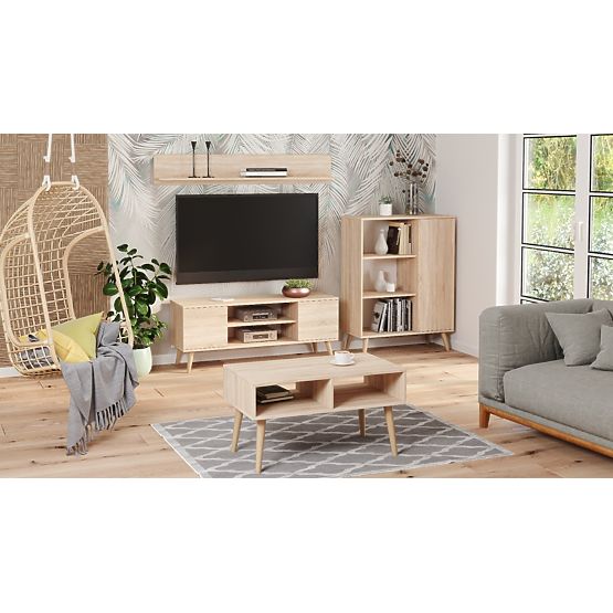 Regal ormar Fondi hrast sonoma, skandinavski