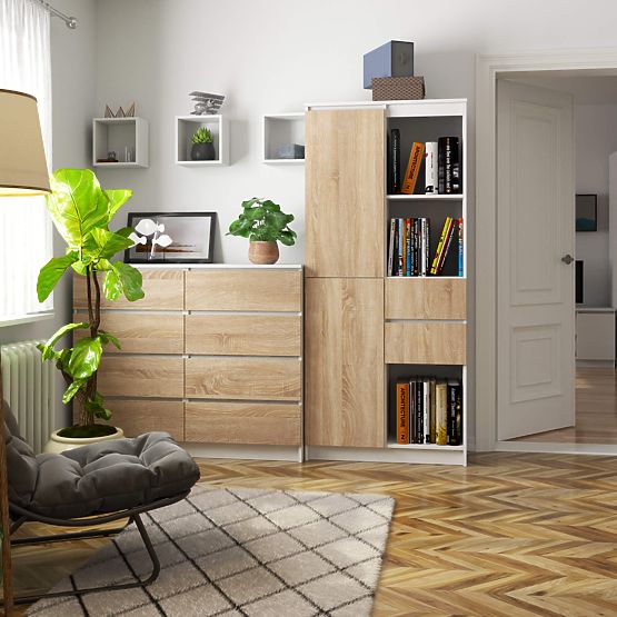 REGAL R15 R80 1D 2SZ CLP PK BIJELA / SONOMA