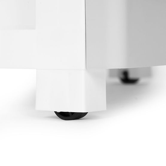 Regal s 5 izvlačivim ladicama, noge s kotačićima, šarene ladice ModernHome