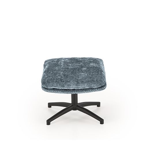 Relaksacijska fotelja DARIO s osloncem za noge i funkcijom ljuljanja, plava (1p=1ks)