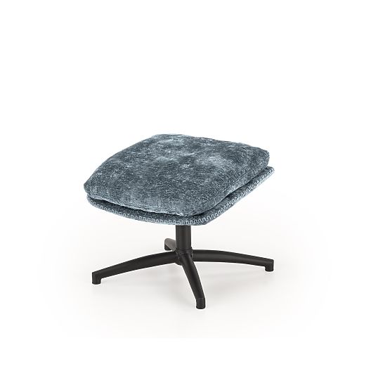 Relaksacijska fotelja DARIO s osloncem za noge i funkcijom ljuljanja, plava (1p=1ks)