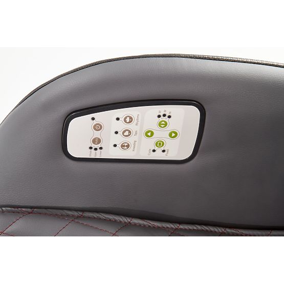 Relaksacijska fotelja DOPIO s masažnom funkcijom, siva