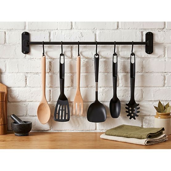 Reling za kuhinju i kupaonicu SIVAS crni