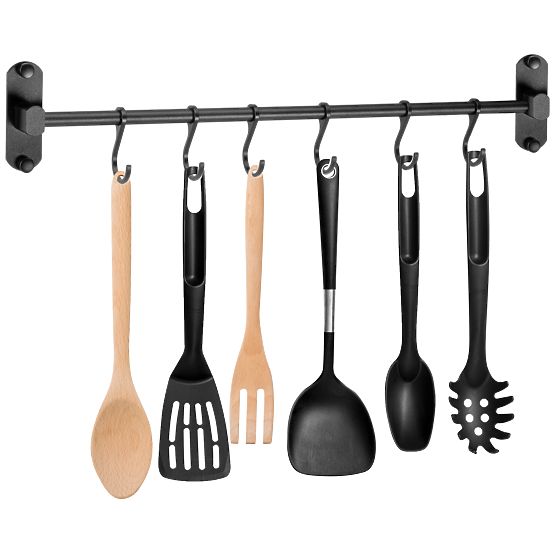 Reling za kuhinju i kupaonicu SIVAS crni