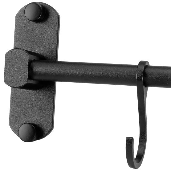 Reling za kuhinju i kupaonicu SIVAS crni