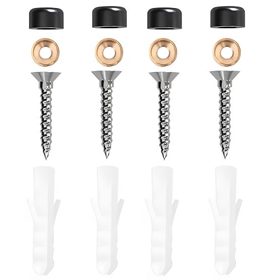 Reling za kuhinju i kupaonicu SIVAS crni