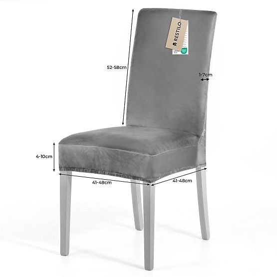 RESTILO navlaka za kauč SENTO boja bež glatki klasični stil