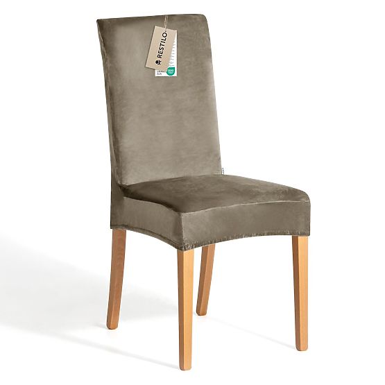 RESTILO navlaka za kauč SENTO boja bež glatki klasični stil