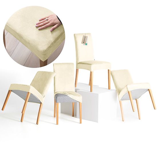 RESTILO navlaka za kauč SENTO boja krem glatki klasični stil