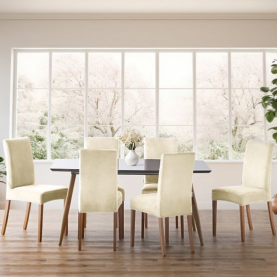 RESTILO navlaka za kauč SENTO boja krem glatki klasični stil