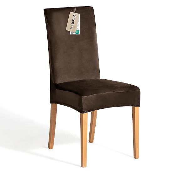 RESTILO navlaka za kauč SENTO boja smeđa glatki klasični stil