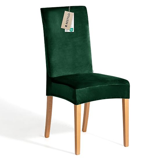 RESTILO navlaka za kauč SENTO boja tamno zelena glatki klasični stil