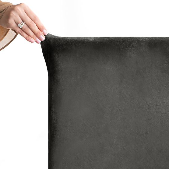 RESTILO presvlaka za kauč SENTO boja čelična glatki klasični stil